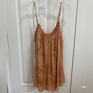 Copper & Tan Slip Dress